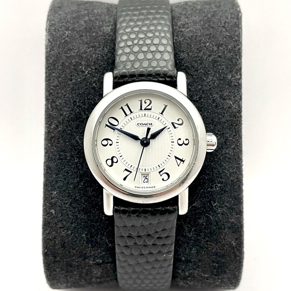 Coach W023 Swiss Made 25mm Women’s Watch - New Battery + New Band - Picture 1 of 13